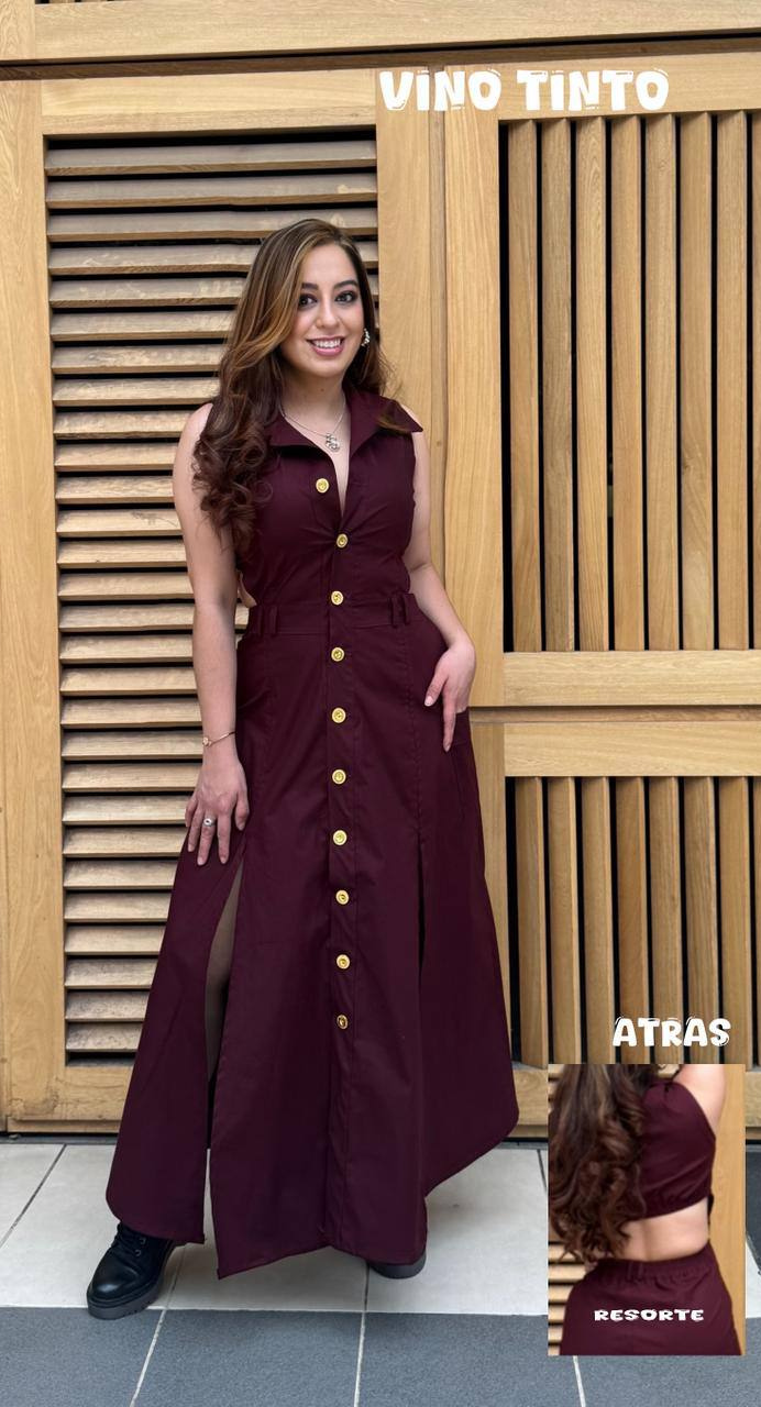 VESTIDO EN DRIL ALANA