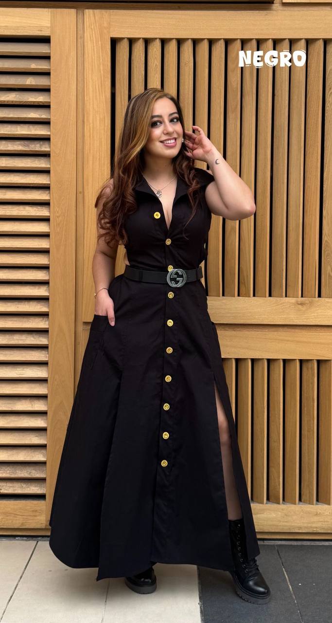 VESTIDO EN DRIL ALANA