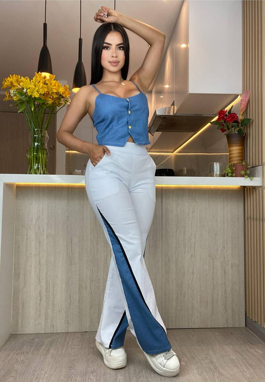 CONJUNTO PANTALÓN Y BLUSA