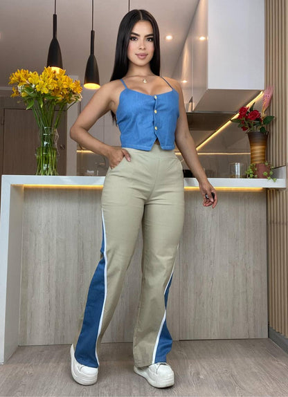 CONJUNTO PANTALÓN Y BLUSA