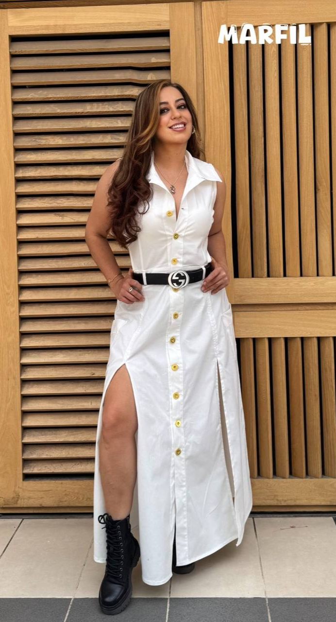 VESTIDO EN DRIL ALANA