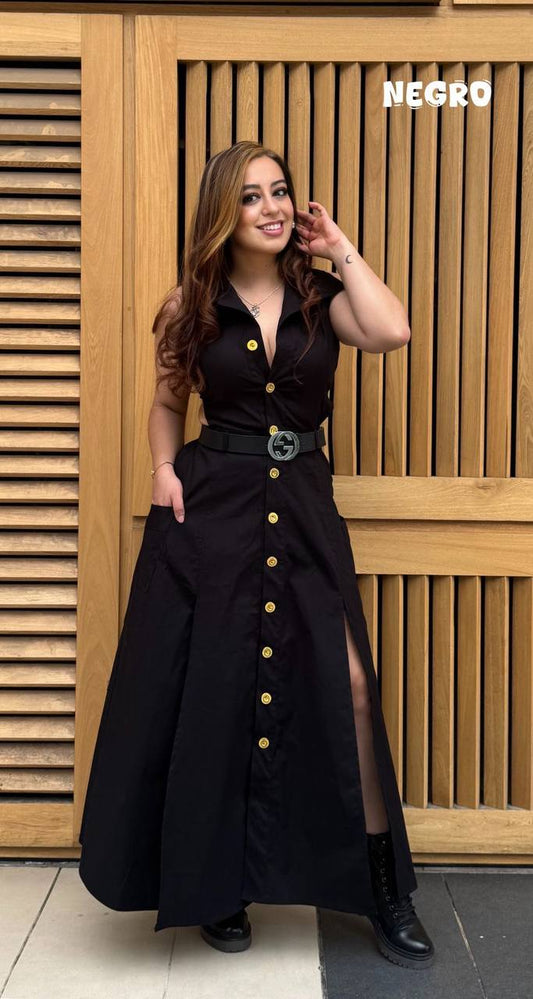 VESTIDO EN DRIL ALANA